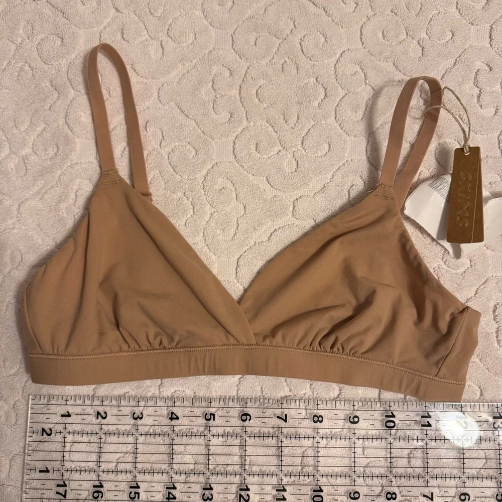 NWT Skims Fits Everybody Crossover Bralette Clay  S Small - Picture 2 of 8